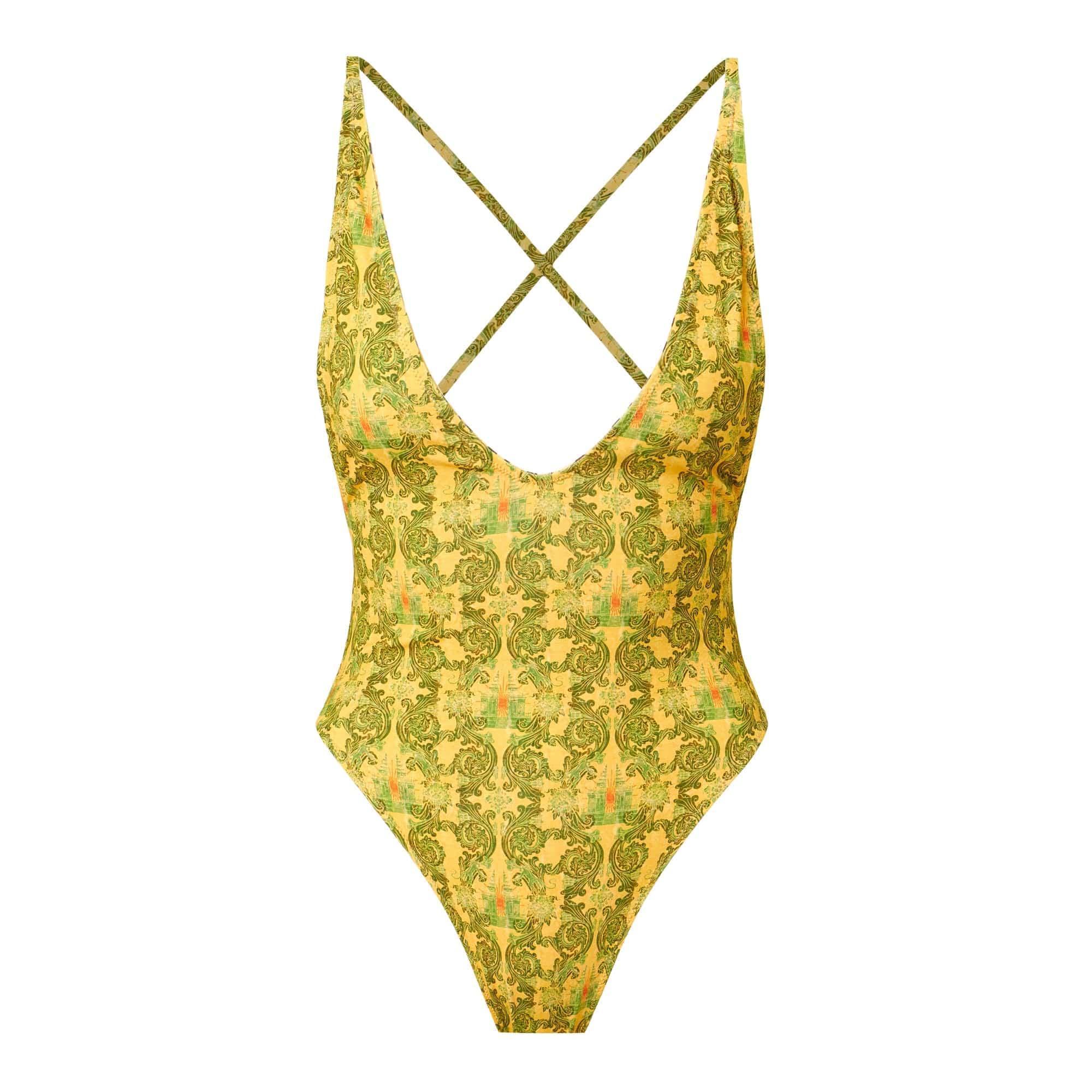 Drama One Piece Reversible Suit (Bali/Cheetah) | Akosha Swimwear